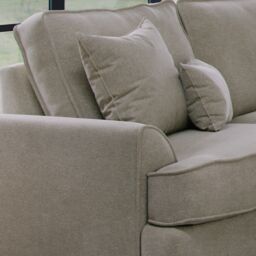 The Great Sofa Company Ophelia 4 Seater Chenille Sofa in Stone - Size: 3 Seater - thumbnail 3