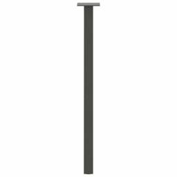Berkfield Home Coffee Table Legs 4 pcs Anthracite 72 cm Steel in Charcoal - thumbnail 6