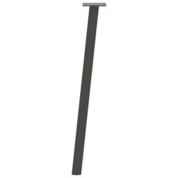 Berkfield Home Coffee Table Legs 4 pcs Anthracite 72 cm Steel in Charcoal - thumbnail 5
