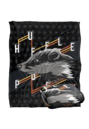 Harry Potter Blanket, 152x127 cm Neo Industries Hufflepuff Silky Touch Super Soft Throw Blanket in White - thumbnail 2