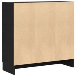 Berkfield Home Black Oak Book Cabinet - 82.5x30.5x80 cm - Engineered Wood - thumbnail 6
