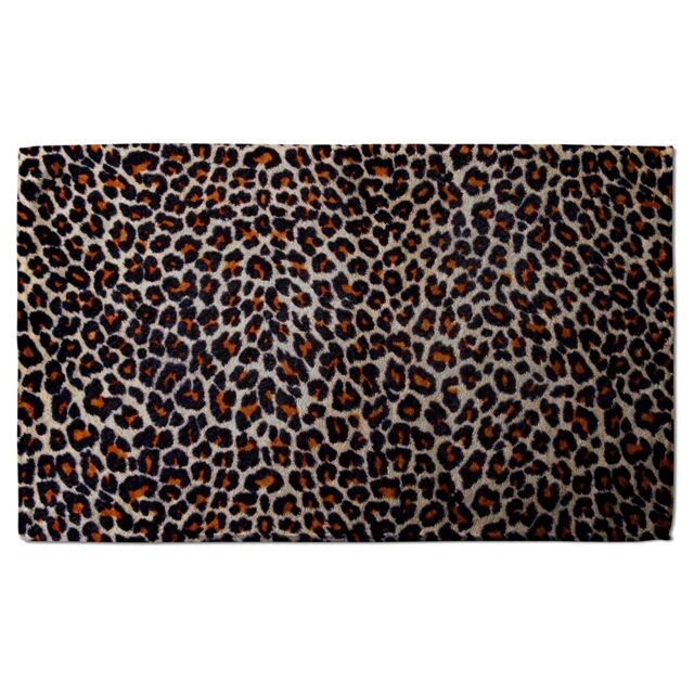 Benjamin Tate Design Print Of Leopard Skin Soft Bath Towel in Brown - image 1