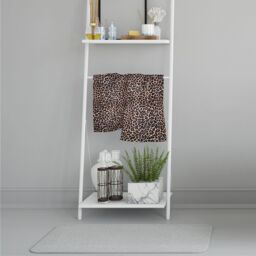 Benjamin Tate Design Print Of Leopard Skin Soft Bath Towel in Brown - thumbnail 2