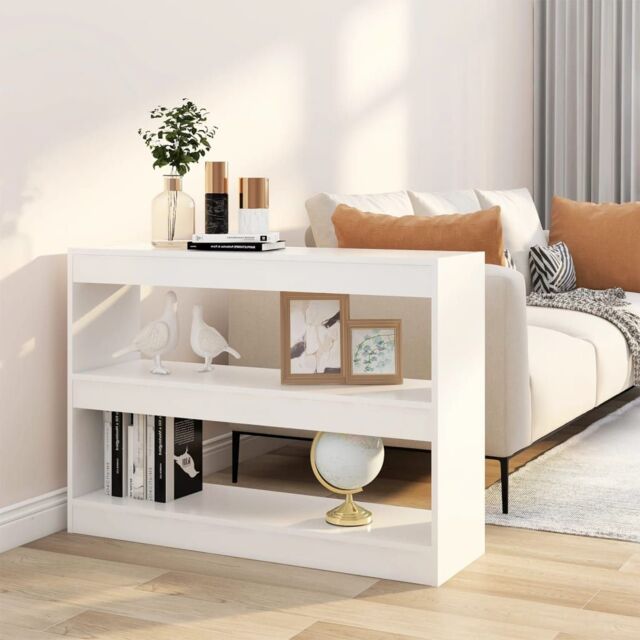 Berkfield Home Book Cabinet/Room Divider White 100x30x72 cm - Size: 100 x 30 x 72 cm - image 1