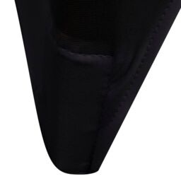 Berkfield Home Chair Cover Stretch Black 6 pcs - thumbnail 6