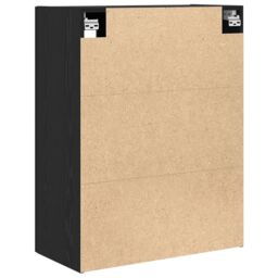 Berkfield Home Black Oak Wall Cabinet - 69.5x34x90 cm - thumbnail 6