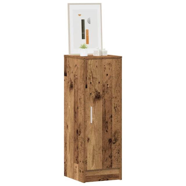 Berkfield Home Shoe Cabinet Artisan Oak 32x35x92 cm Engineered Wood in Brown - Size: 32 x 35 x 92 cm - image 1