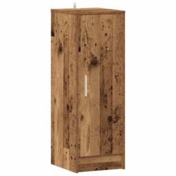 Berkfield Home Shoe Cabinet Artisan Oak 32x35x92 cm Engineered Wood in Brown - Size: 32 x 35 x 92 cm - thumbnail 3