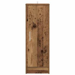 Berkfield Home Shoe Cabinet Artisan Oak 32x35x92 cm Engineered Wood in Brown - Size: 32 x 35 x 92 cm - thumbnail 4