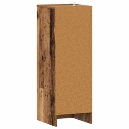 Berkfield Home Shoe Cabinet Artisan Oak 32x35x92 cm Engineered Wood in Brown - Size: 32 x 35 x 92 cm - thumbnail 6