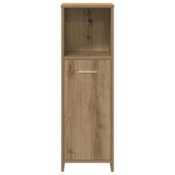 Berkfield Home Durable 3 Piece Bathroom Furniture Set Artisan Oak Engineered Wood in Brown - thumbnail 7