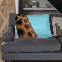 Benjamin Tate Design bubble gum on color background Designer Blanket in Natural - Size: 120 cm x 150 cm - thumbnail 2