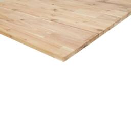 Berkfield Home Versatile Desk Top Untreated 120x60x2 cm Solid Wood Acacia in Brown - Size: 120 x 60 x 2 cm - thumbnail 8