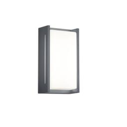 Netlighting Indus Modern 2 Light Outdoor Modern Wall Lamp Anthracite 3000K IP54 in Black - thumbnail 1