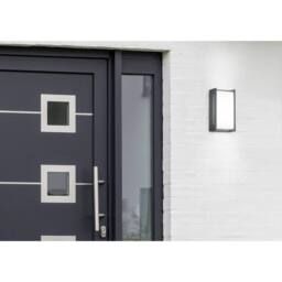 Netlighting Indus Modern 2 Light Outdoor Modern Wall Lamp Anthracite 3000K IP54 in Black - thumbnail 4