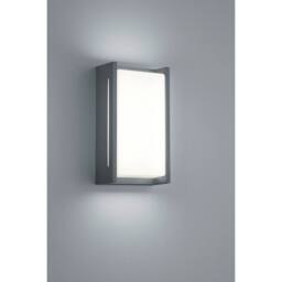 Netlighting Indus Modern 2 Light Outdoor Modern Wall Lamp Anthracite 3000K IP54 in Black - thumbnail 2