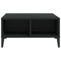 Berkfield Home Coffee Table Black 60x60x30 cm Engineered Wood - Size: 60 x 60 x 30 cm - thumbnail 3