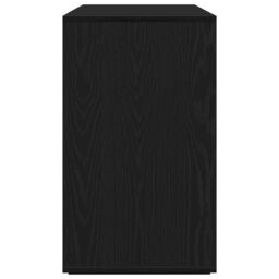Berkfield Home Black Oak Sideboard Black oak Wood veneer 135 x 41 x 75 cm - thumbnail 7