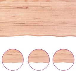 Berkfield Home Wall Shelf Light Brown 60x20x6 cm Treated Solid Wood Oak - Size: 60 x 20 x 6 cm - thumbnail 3