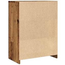 Berkfield Home Bathroom Cabinet Old Wood 60x33x80 cm Engineered Wood in Brown - Size: 60 x 33 x 80 cm - thumbnail 6