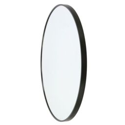 Home Garden Direct Pandora - Round Wall Mirror - 60x60 cm in Black - thumbnail 4