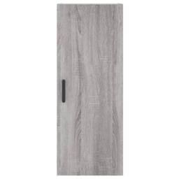 Berkfield Home Highboard Grey Sonoma 34.5x34x180 cm Engineered Wood - thumbnail 6