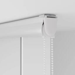Berkfield Home Shower Roller Blind with Cassette 60x240 cm Fabric Width 56 cm in White - thumbnail 9