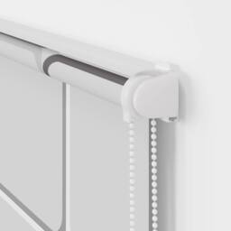 Berkfield Home Shower Roller Blind with Cassette 60x240 cm Fabric Width 56 cm in White - thumbnail 8