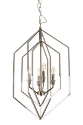 Orsina Venice Hexagonal Chandelier in Silver - thumbnail 2