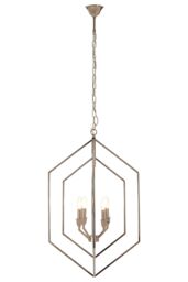 Orsina Venice Hexagonal Chandelier in Silver - thumbnail 5