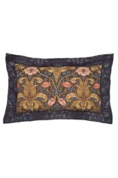 Morris & Co 'Spring Thicket' Cotton Duvet Cover Set in Dark Blue - Size: King - thumbnail 3