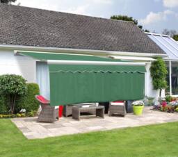 Primrose Awnings Dropdown Green Valance 1m Drop - Size: 4m - thumbnail 1