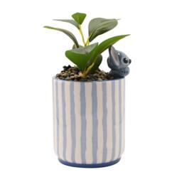 Disney Stitch Planter with 3D Stitch & Faux Plant - thumbnail 4