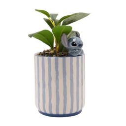 Disney Stitch Planter with 3D Stitch & Faux Plant - thumbnail 3
