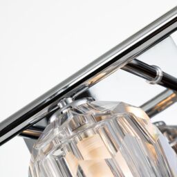 Netlighting Quoizel Regalia Wall Lamp Polished Chrome 3000K IP44 in Grey - thumbnail 4
