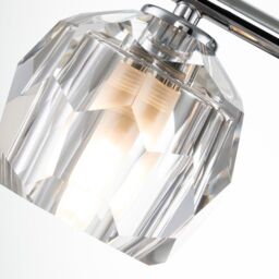 Netlighting Quoizel Regalia Wall Lamp Polished Chrome 3000K IP44 in Grey - thumbnail 2