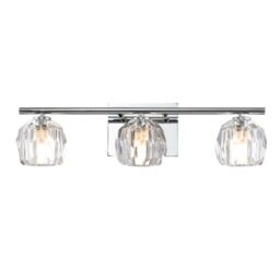 Netlighting Quoizel Regalia Wall Lamp Polished Chrome 3000K IP44 in Grey