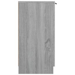 Berkfield Home Shoe Cabinet Grey Sonoma 59x35x70 cm Engineered Wood - Size: 59 x 35 x 70 cm - thumbnail 4