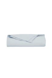 CHRISTY Pure Cotton Percale Flat Sheets in Pale Blue - Size: King Flat - thumbnail 1