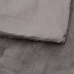 Berkfield Home Weighted Blanket with Cover Grey 200x230 cm 9 kg Fabric - thumbnail 5