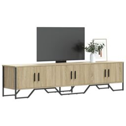 Berkfield Home TV Cabinet Sonoma Oak 180x34x41 cm Engineered Wood in Brown - Size: 180 x 34 x 41 cm - thumbnail 1