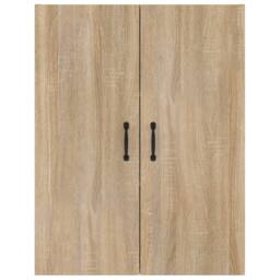 Berkfield Home Hanging Cabinet Sonoma Oak 69, 5x34x90 cm Engineered Wood in Light Tan - Size: 5 x 34 x 90 cm - thumbnail 6