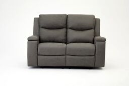 Home Detail Collins Air Leather 2 Seater Recliner Sofa in Grey