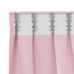 Berkfield Home Bright Curtains with Curtains 2 pcs Baby pink 245 x 140 cm Polyester - thumbnail 5