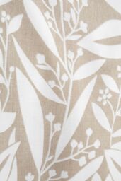 Catherine Lansfield 'Sorrel Leaf' Fully Reversible Eyelet Curtains in Natural - Size: 168 cm width x 229 cm drop - thumbnail 5