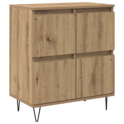Berkfield Home Sideboard with Storage with Door Brown 60 x 35 x 70 cm Engineered wood - thumbnail 3
