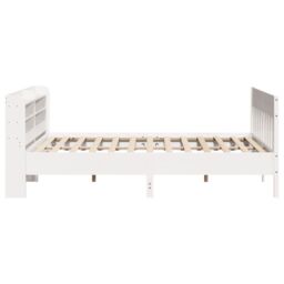 Berkfield Home Bed Frame without Mattress White 180x200 cm Super King Solid Wood Pine - thumbnail 5