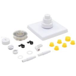 Berkfield Home 13 Piece Pool Grecian Fountain White - thumbnail 2