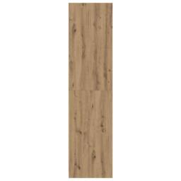 Berkfield Home Wardrobe Artisian Oak 50x50x200 cm Engineered Wood in Brown - Size: 50 x 50 x 200 cm - thumbnail 5