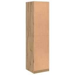 Berkfield Home Wardrobe Artisian Oak 50x50x200 cm Engineered Wood in Brown - Size: 50 x 50 x 200 cm - thumbnail 6